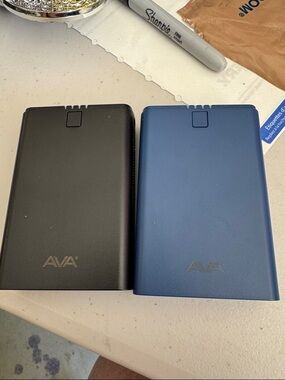 Portable Power Bank - Black or Blue